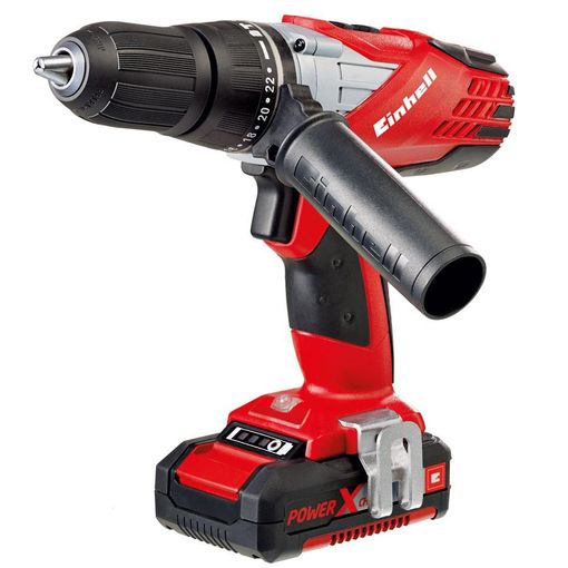 Taladro Percutor 18 V + 2 Baterías de Litio 2.0 Ah Einhell