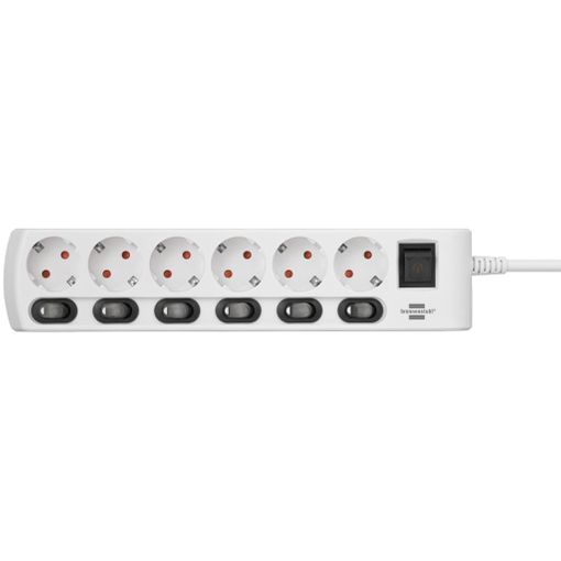 Regleta Ewent Con 6 Tomas Shucko Con Interruptor Individual Y 5