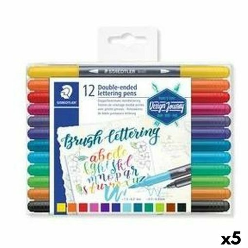 Set De 8 Rotuladores Outliner Bicolor Lettering con Ofertas en Carrefour