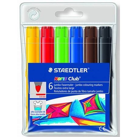 STAEDTLER ROTULADORES SURTIDOS COLORES NORIS CLUB BOTE 20 UNIDADES PACK  ESTUCHE