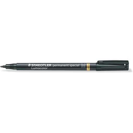 STAEDTLER LUMOCOLOR rotulador permanente (F) punta fina 0.6 mm rojo REF.  318-2