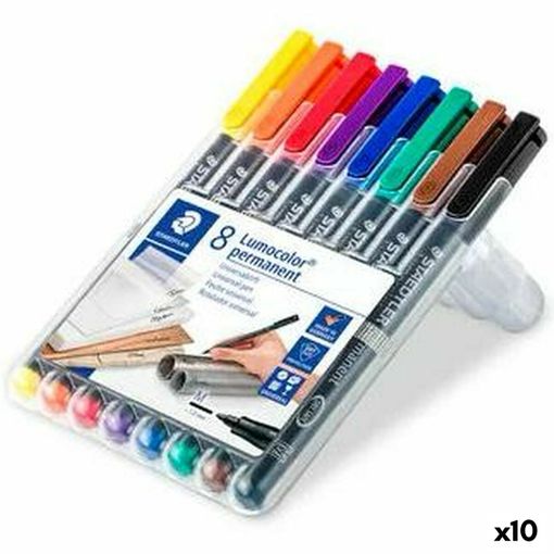 Rotulador Permanente Staedtler Lumocolor Blanco (10 Unidades) con Ofertas  en Carrefour