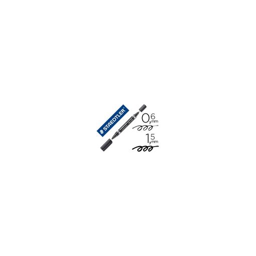 Rotulador permanente Staedtler Lumocolor 348 Negro (10 Unidades)