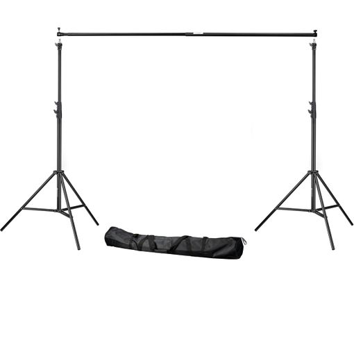 Sistema De Soporte De Telón Fondo Fotográfico 600x300 Cm Negro Vidaxl con  Ofertas en Carrefour