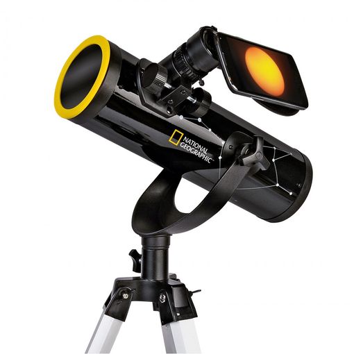 Telescopio Astronómico 76/350 National Geographic Con Filtro Solar Y  Soporte Para Móvil con Ofertas en Carrefour