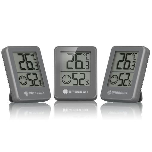 Reloj Pared Medidor De Temperatura Y Humedad 25 Cm con Ofertas en Carrefour