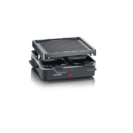 maquina raclette 4 personas 650w + grill - kcwood.4rp - kitchen chef 