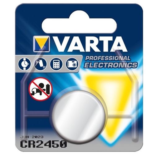 Pila Boton Bl1 Cr2450 Litio 3 V - Varta - 6450112401 con Ofertas en  Carrefour