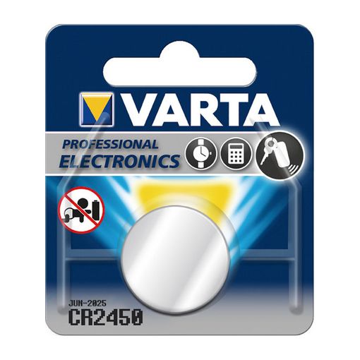 Pila Boton Litio Cr2450 3v Varta - Varta - 6450112401