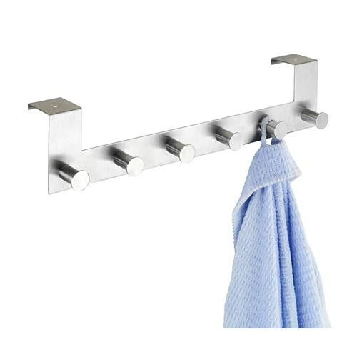 Percha De Baño Para Puerta Nórdica Plateada De Metal De 40x30 Cm con  Ofertas en Carrefour