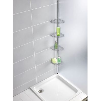 Wenko Rinconera Ducha Telescópica Prea Acero Inox 28 X 20 X 275 Cm  (ma X ) con Ofertas en Carrefour