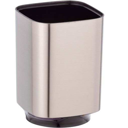 Vaso para cepillo de dientes poli resina Beige