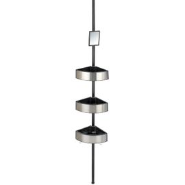 Estanteria De Ducha Telescopica Msv De Metal Con 4 Estantes En Color  Plateado 25,5 X 32,5 X 250 Cm con Ofertas en Carrefour