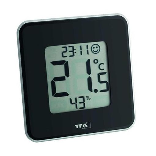 Termo-higro Reloj Digital Negro con Ofertas en Carrefour