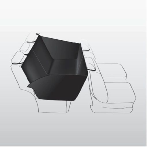 Trixie Asiento De Coche - 45x39x42cm - Negro Y Gris - Para Perros