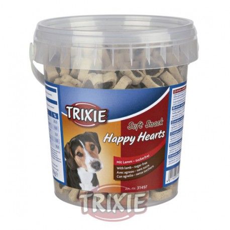Bote Soft Snack Happy Hearts, 500 G, Cordero-arroz
