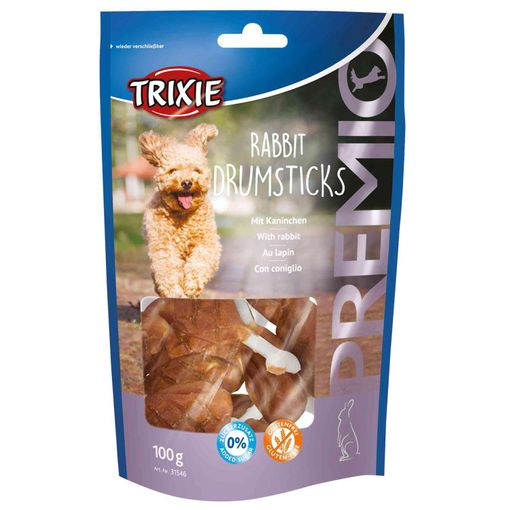 Trixie 8 Snacks Premio Rabbit Drumsticks, 100 G