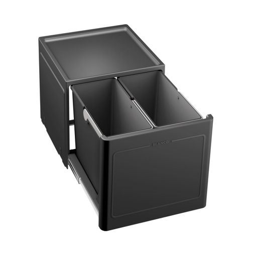 Cubo Basura Plástico Moderno Apertura Con Pedal Cubo Reciclar 50 Litros  (negro - Blanco)jardin202 con Ofertas en Carrefour