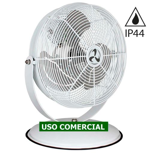 CasaFan Greyhound WV45 Ventilador de Pared con Mando 50W Blanco