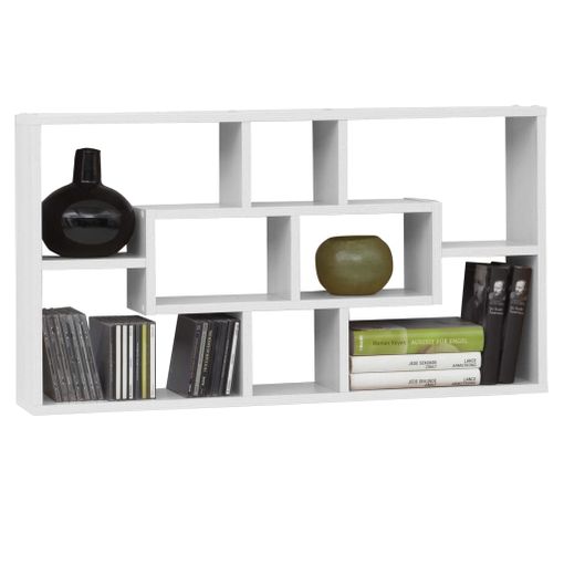 Soporte Estantería 2 Piezas 20x4x14 Cm Metal Blanco Ml-design con Ofertas  en Carrefour