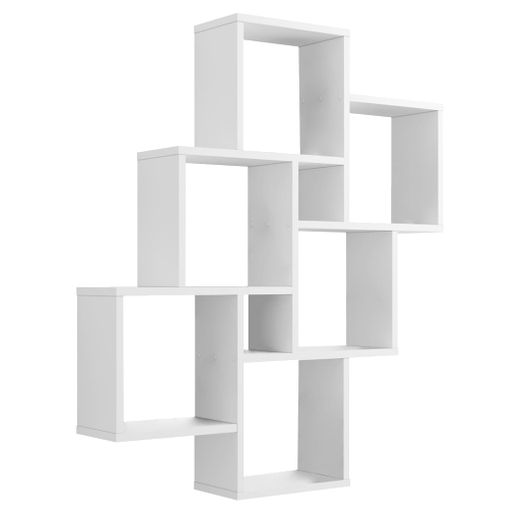 Estantería De Pared Con 8 Compartimentos Blanca Fmd con Ofertas en  Carrefour