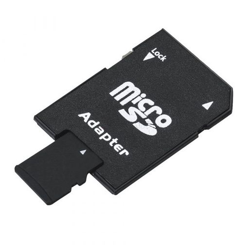 Adaptador de tarjeta micro SD a SD Negro