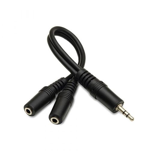 Actecom Cable Divisor De Audio Estéreo 2x Jack 35mm Hembra 20 Cm Negro Con Ofertas En Carrefour 