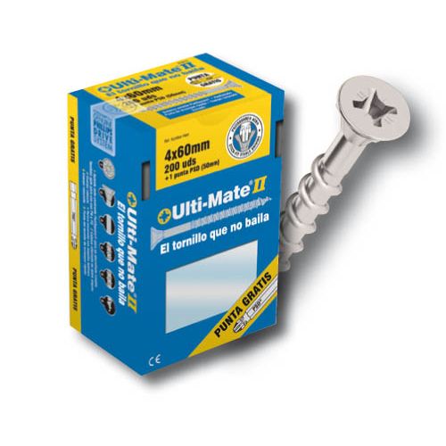 Tornillo De Alto Rendimiento Ulti-mate Ii Para Madera Zincado Medidas 3x35  Mm (caja De 500 Uds.) con Ofertas en Carrefour