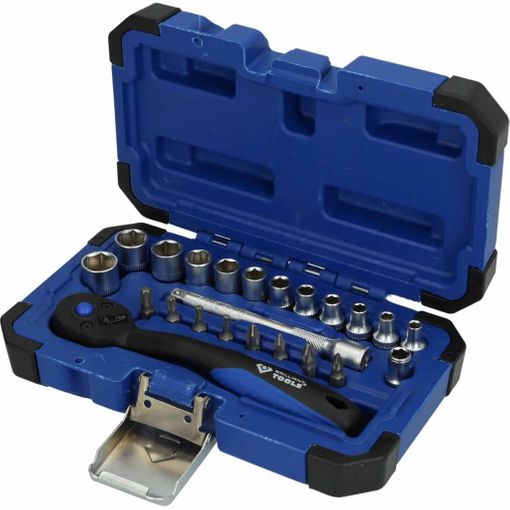 KS Tools Llaves de vaso y puntas 216 piezas 1/4+3/8+1/2 917.0216