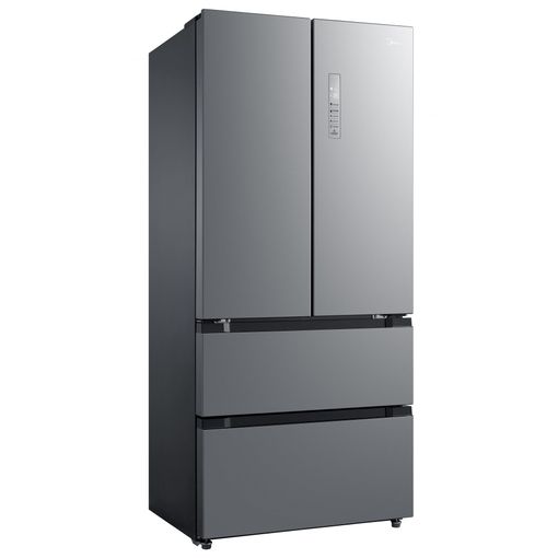 UNIVERSALBLUE Frigorífico Americano Frenchdoor Inox, Nevera Puerta  Francesa No Frost, Capacidad Total 536L, 2 Puertas + Congelador, Sistema  Silencioso