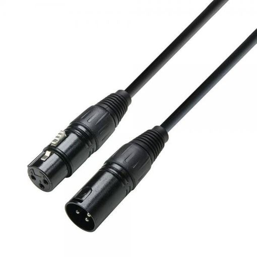 Cable XLR 3 metros Balanceado, Audio o DMX