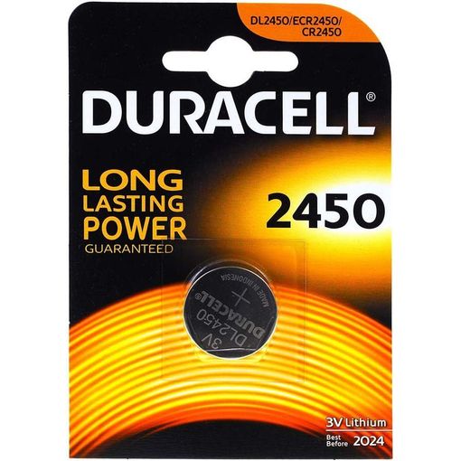 Pila CR2450 Duracell(Pila Litio Botón)