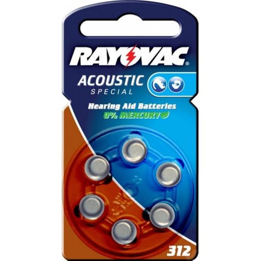 Pack 10 Pila Audifono 312 Rayovac Extra Advanced Blister