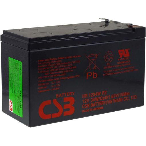 Batería de alarma casera de 12V 9Ah HR1234W por CSB