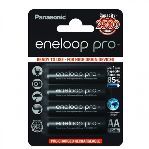 Panasonic Eneloop Aa Mignon 1900mah Nimh , 4x 1,2v, 1900mah, Nimh con  Ofertas en Carrefour