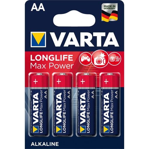 VARTA-Pila alcalina LongLife Power 4906 AA (Blíster 4 pilas + 2)