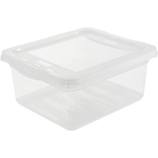 Caja de ordenación transparente, Fabricado en plástico