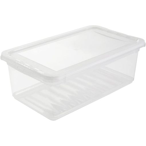 Caja De Almacenaje Con Tapa Evolution Transparente (39 X 29 X 20,5 Cm) con  Ofertas en Carrefour