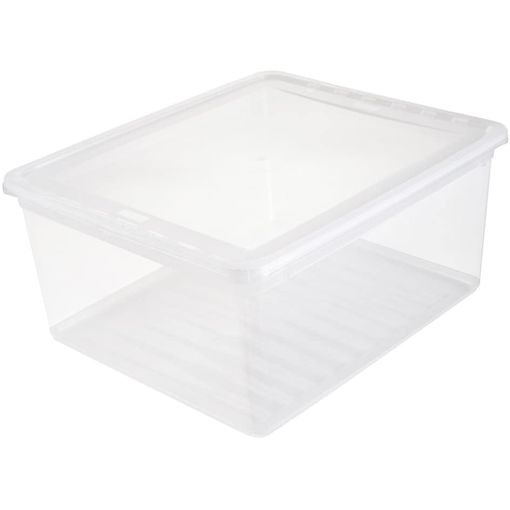 Cajas De Almacenaje Plástico Keeeper Bea 59 X 39 X 35 Cm Transparente con  Ofertas en Carrefour