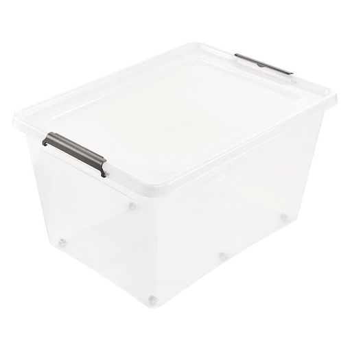 PLASTIC FORTE, Caja de almacenamiento, BLANCO, 60 litros, sin ruedas :  : Hogar y cocina