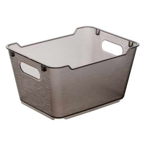 2 Cajas De Almacenamiento Plástico Keeeper Lotta 19,5x14x10 Cm Gris con  Ofertas en Carrefour