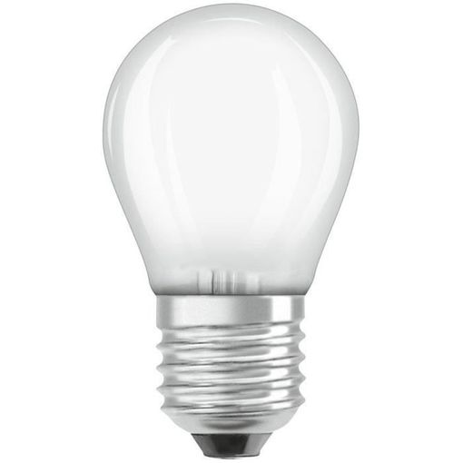 Bombilla E27 Esférica LED 6W. Blanco Frío