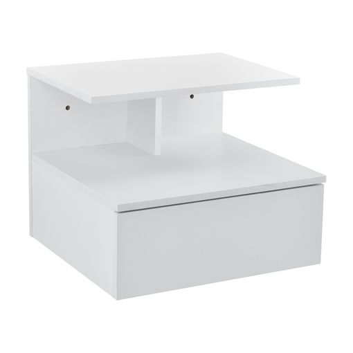 Leepesx Estantes con cajón 2 uds, Estanteria Pared, Estante con Cajon,  Mueble Recibidor Fondo, Estantes Flotantes, Estanteria Cubo, Color Roble y  Blanco MDF 60x23,5x10cm : : Hogar y cocina