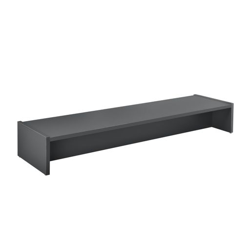 en.casa]® Soporte Para Monitor - 100 X 27 X 15 Cm - Base Para Pantalla -  Para Mesa De Ordenador - Organizador De Escritorio Para Monitor O Portátil  - Gris Oscuro con Ofertas en Carrefour