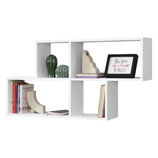 Estantería Para Pared Qinngua - 77 X 10 X 48 Cm - Con 7 Superficies De  Almacenamiento - Estante Flotante - Decoración De Salón O Dormitorio -  Efecto Hormigón [en.casa]® con Ofertas en Carrefour