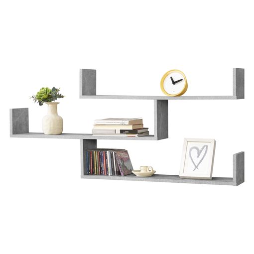 Estantería Para Pared Isua - 75 X 17 X 17 Cm - Con 3 Compartimientos De  Almacenamiento - Estante Flotante - Decoración De Salón O Dormitorio -  Blanco [en.casa]® con Ofertas en Carrefour