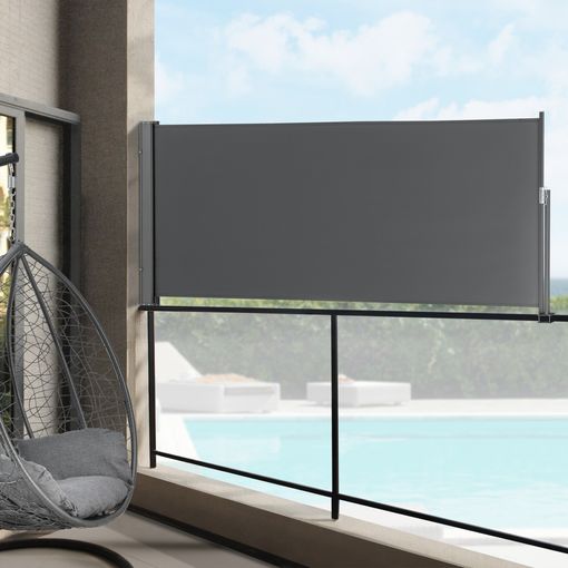 Toldo Lateral - 180 X 300 Cm - Exterior - Contra Viento, Sol Y Visión -  Extensible - Marquesina Protectora - Gris Medio [pro.tec]® con Ofertas en  Carrefour