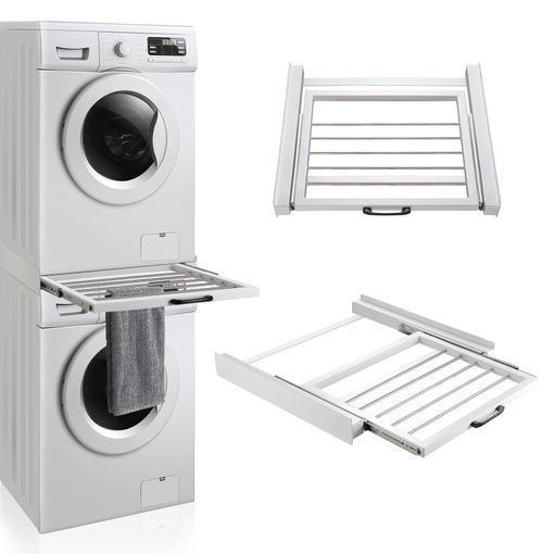 Soporte universal para lavadora o secadora alto blanco