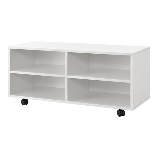 Armario De Oficina 4 Estantes Con Puertas 160x90x42cm Blanco Ofilike con  Ofertas en Carrefour