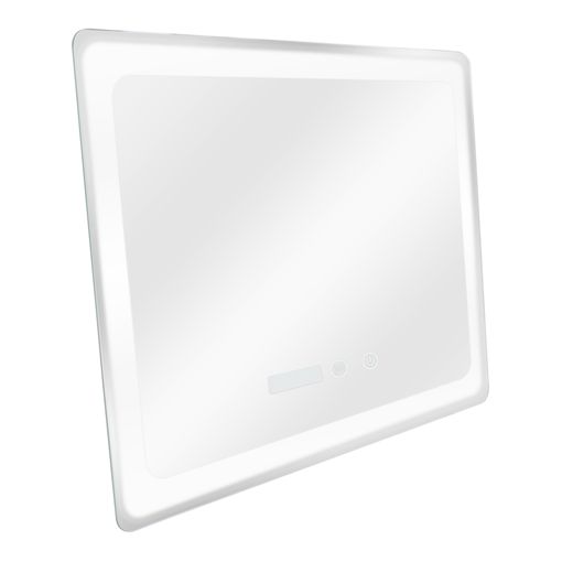 Espejo De Pared Con Led Chambave Para Baño Ip65 Antivaho Reloj Lupa 3x  Aluminio 80 X 60 X 3 Cm - Plateado [pro.tec] con Ofertas en Carrefour